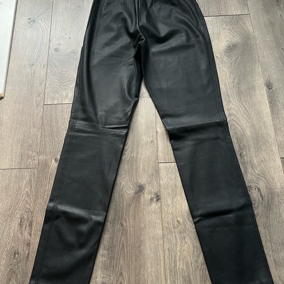 Rebecca Taylor vegan leather skinny ankle pants. Size 0 - Picture 5 of 9